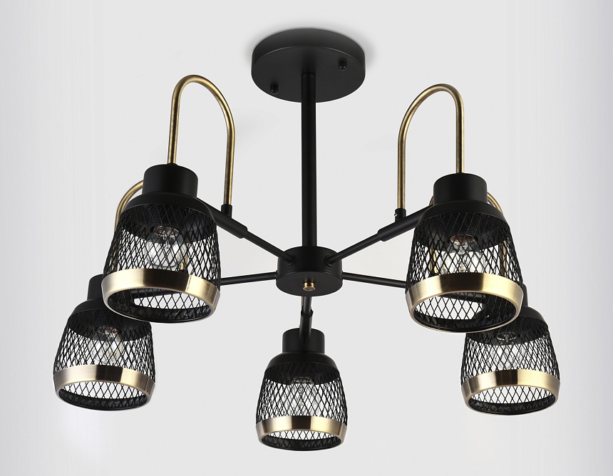 TR8002/5 SB/BK бронза/черный E27 max 40W D640*440